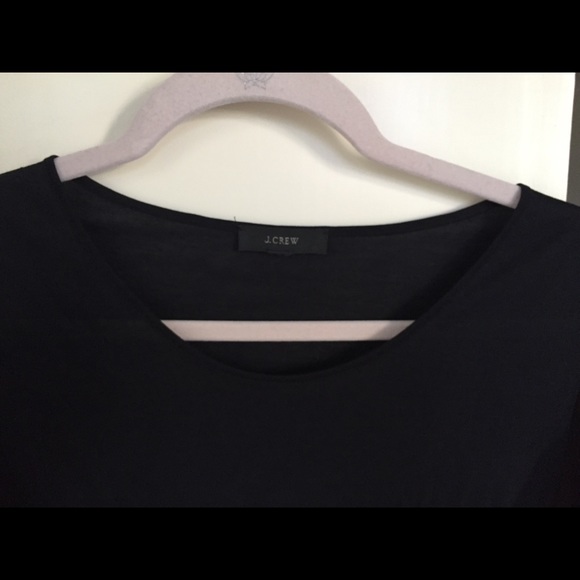 Pretty JCREW black ruffle sleeveless summer top M - Picture 9 of 10